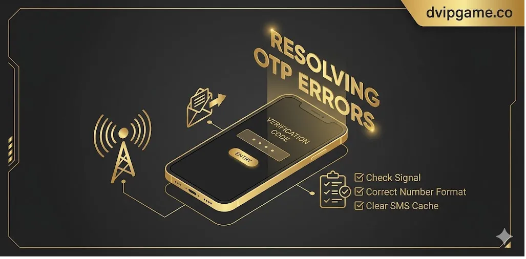 DVIP game login not working fix guide for OTP error APK server problem and secure account access