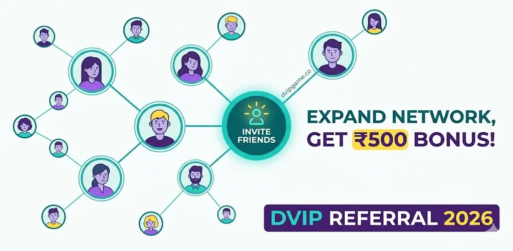 DVIP app referral system and bonus earning process in 2026