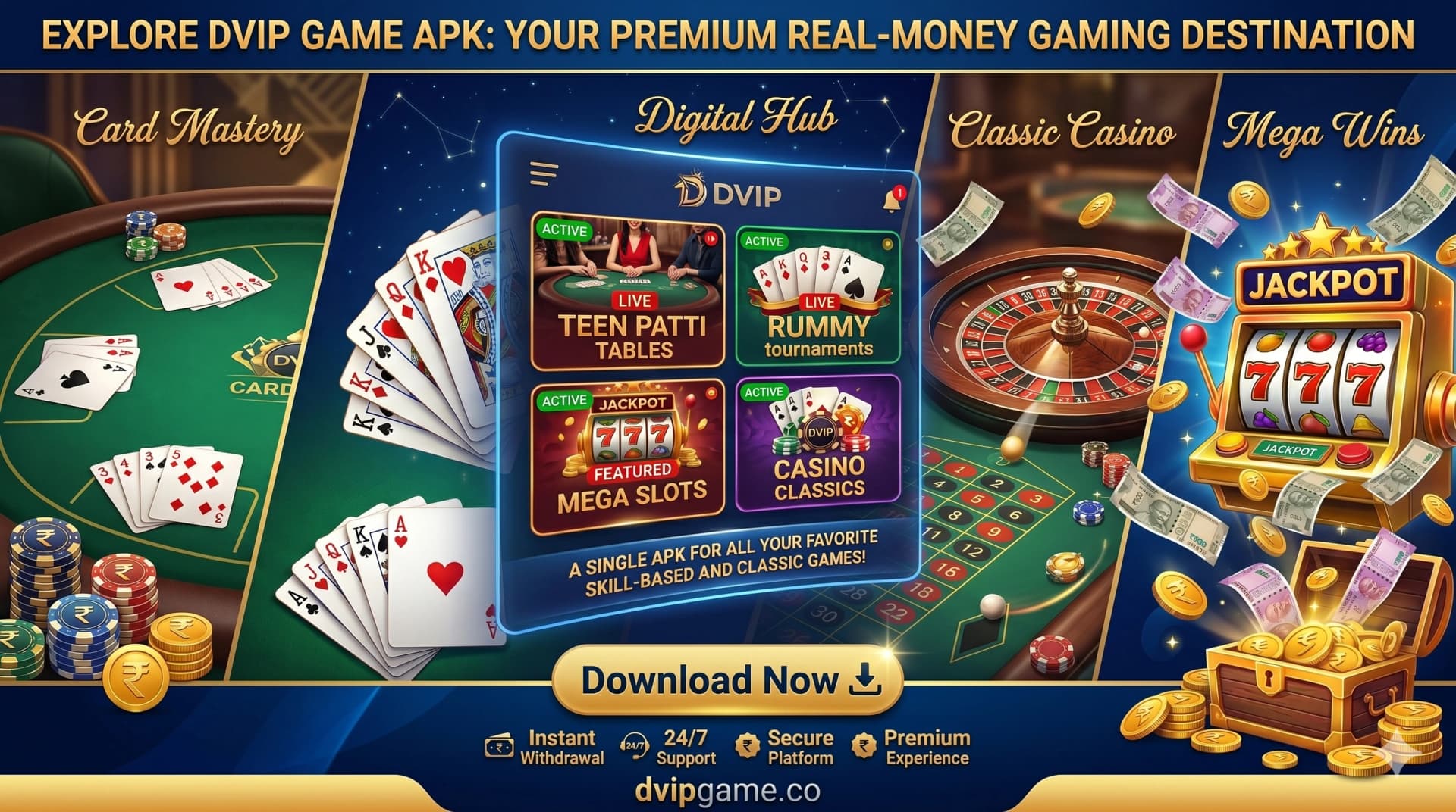 What is DVIP Game APK Teen Patti Real Cash App